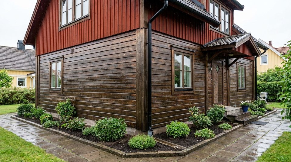Fasadtvätt och uppskrapning